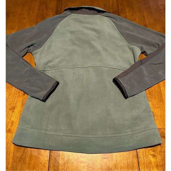 Mountain Hardware Women’s Unclassic LT Fleece Jacket Zip Up Green Gray New Sz M - Picture 9 of 12